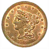Coronet Half Cent 1840-1857