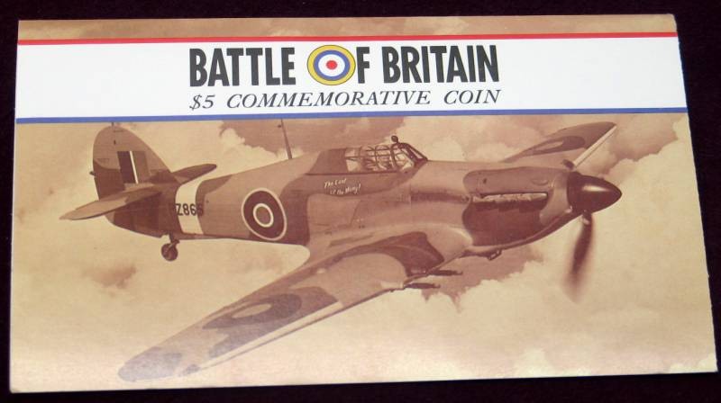 Marshall Islands Battle of Britain $5 Commemorative coin