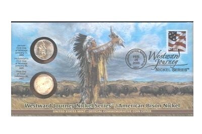 WESTWARD JOURNEY NICKELS FIRST DAY COIN COVERS SEALED 