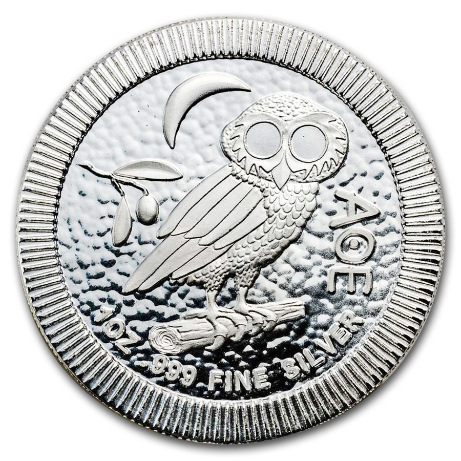Silver Niue $2 Athenian Owl